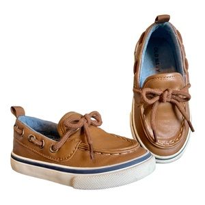 OLD NAVY | Kids 6 Brown Faux Leather Boat Shoes | 6